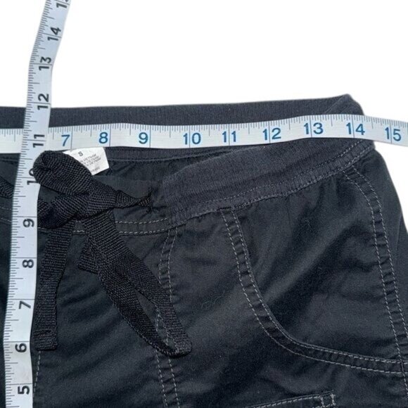 Rampage Womens Paisley Print Scrub Top & Black Pants Set S Cotton Blend - Picture 14 of 15